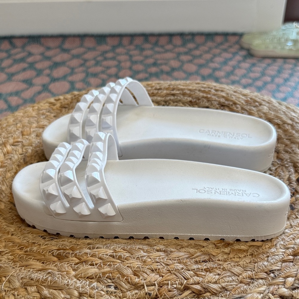Carmen Sol rubber studded Slide Sandals - Picture 5 of 9
